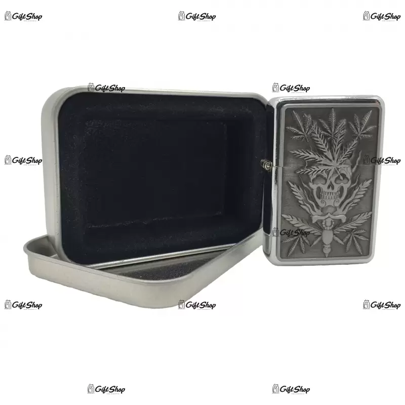 Cannabis, bricheta gen zippo metalica model 1a